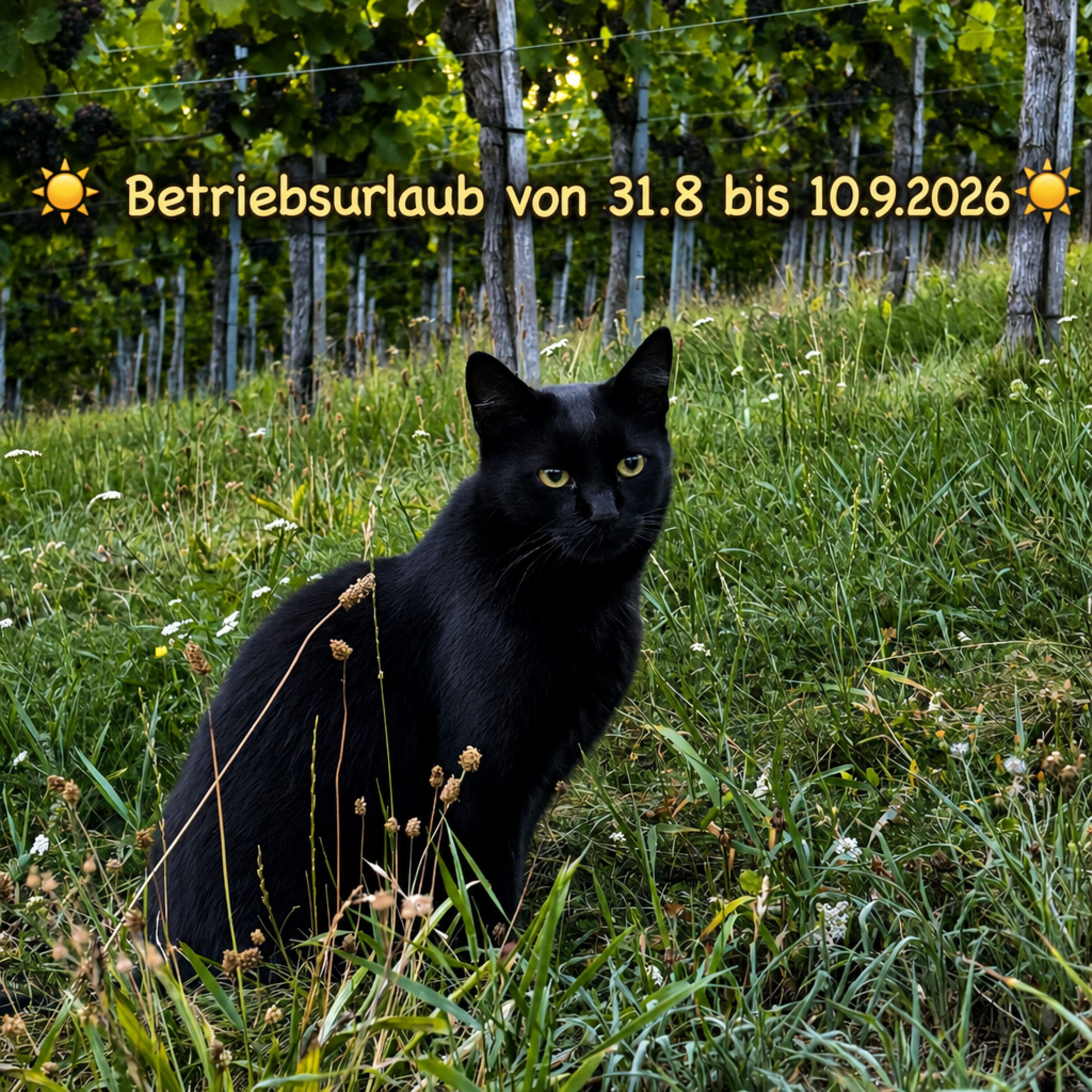 Kurze Pause vor der Weinlese 🍷